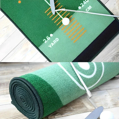 Golf Carpet Putting Mat Indoor Outdoor Training Putting Practice Golf Green Fairway Pad Washable Anti-Slip 50X300cm JH1041