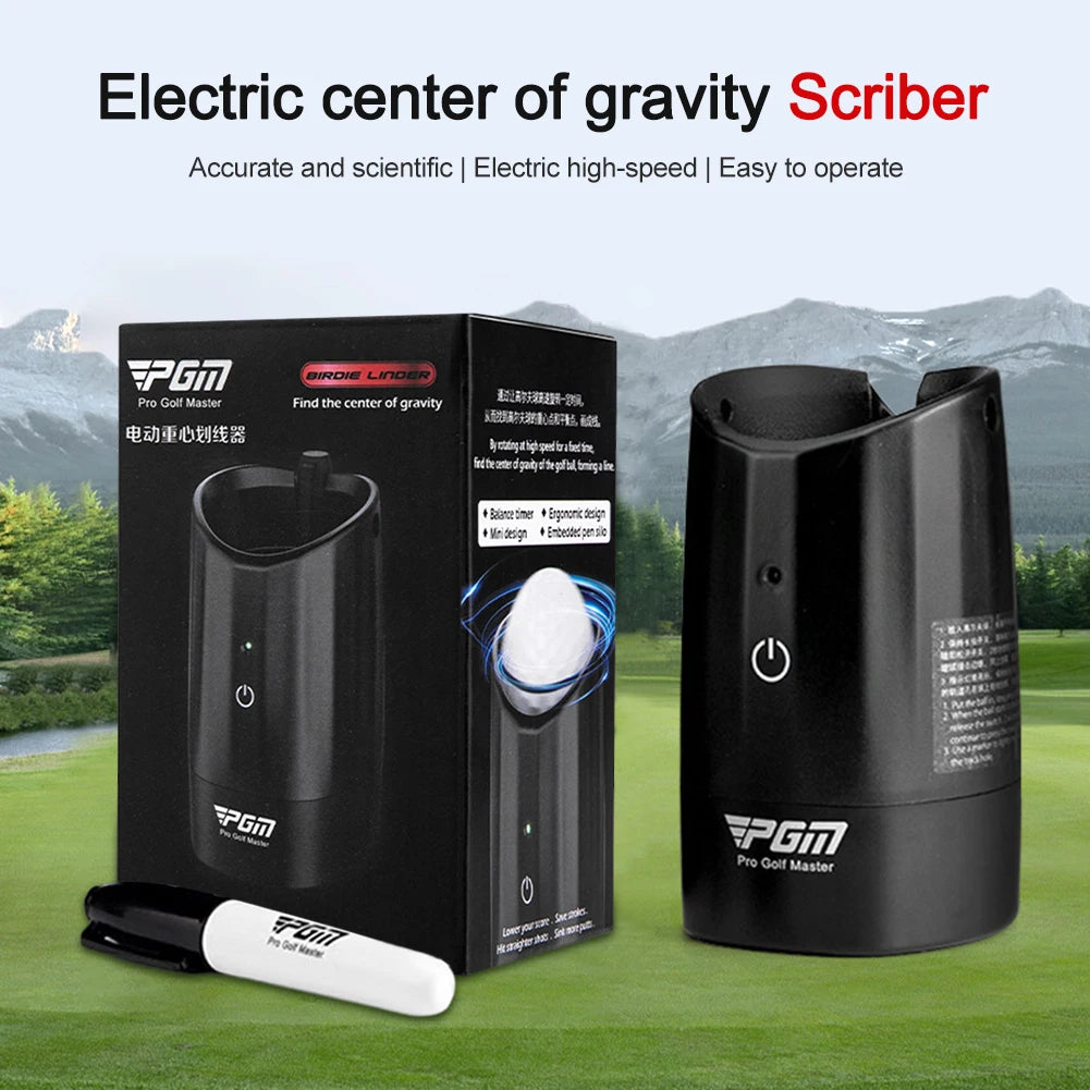 Golf Electric Scriber Kit Finds Gravity Distribution Line Electric Ball Painter PP Golf Ball Liner Ball Spot Marker Tool