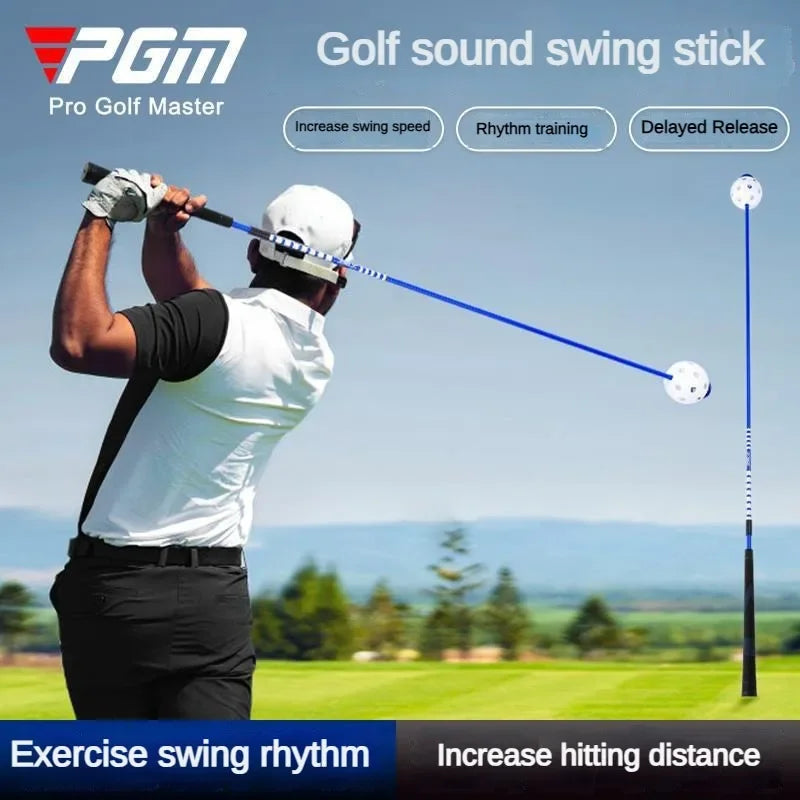 PGM Golf Loud Swing Stick Trainer Increase Swing Speed Delay Off Stick Training Simulator HGB024